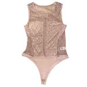 Stella Luce Pink Lace Bodysuit